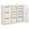Kids Toy Organizer and Bookshelf with Storage Bins, Multi-Functional HDPE Rack for Playroom and Nursery